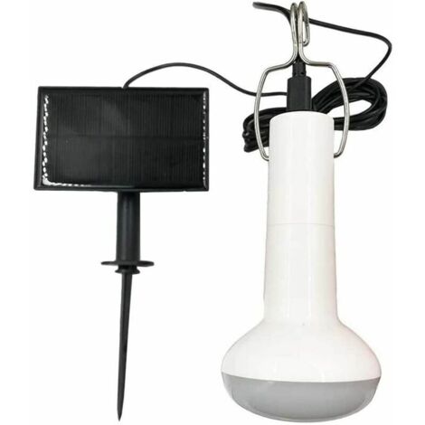 Pollaio solare sospeso con luce LED solare per campeggio, escursionismo, pollaio, capannone