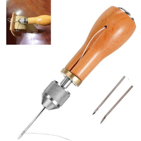 Kit di strumenti professionali per la riparazione di punti a mano per cuciture rapide su pelle e tessuti pesanti