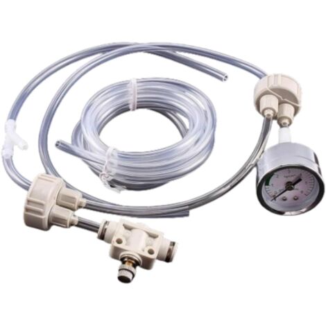 Generatore di CO2 per acquari, kit professionale fai da te con regolatore di CO2, valvola di regolazione, sistema di CO2 per acquari con manometro per piante da acquario