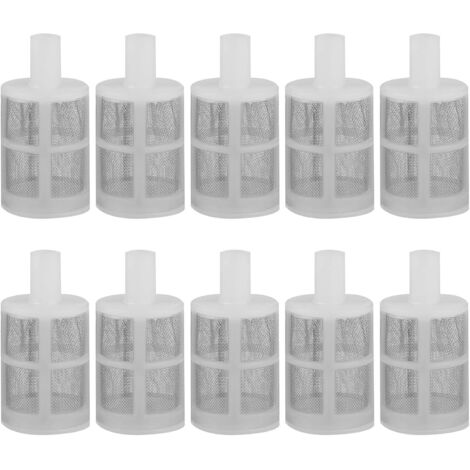 10 pezzi filtro pompa acqua acquario pompa acqua tubo rete pompa acqua filtro rete spruzzatore filtro per tubo da 7 mm o 10 mm