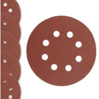 SET 10 FOGLI CARTA VETRATA ABRASIVA VELCRATA 115 X 280 mm GRANA 60 X
