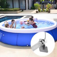 Tubo Flessibile Per Piscina Altone - 32 Mm, 15 Metri, Con Manicotto, Colore Blu