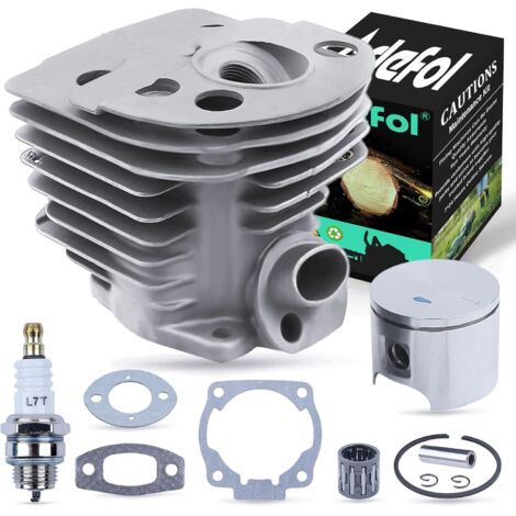 Kit Guarnizioni Pistone E Cilindro 46mm Per Motosega 50 51 55 Rancher – Ricambio Nikasil