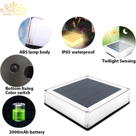 4 Luces Solares Para Exterior: Ilumina Tu Jardín Y Valla Sin Facturas De Luz (Pack De 4)