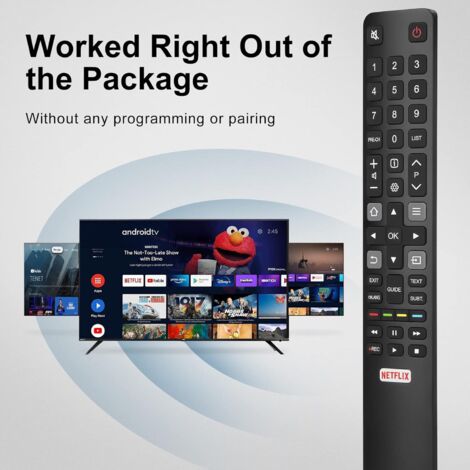 Confezione Da 2 Telecomandi Ricambio RC802N Per TV TCL Thomson | Nessuna Programmazione, Infrarossi - 2