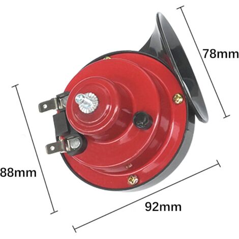 Interruptor De Botón De Arranque De Motor De Bocina Resistente, 2 Pines, 12V, 20A, Para Coche, Barco Y Bicicleta, Universal, Resistente Al Agua