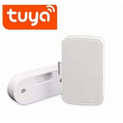 Cerradura inteligente Tuya con Bluetooth para gabinete, control remoto móvil, invisible, oculta, sin llave, para archivadores, armarios, casilleros, cajones, sin batería, práctica.