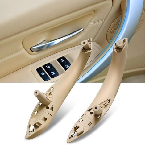 piezas compatibles con BMW Serie 3 F30 F31 F80 manija interior de la puerta manijas interiores traseras izquierdas + manija de la puerta trasera derecha Serie 3 320i, 325i, 328i, 330i, 335i, 340i, (1/5)