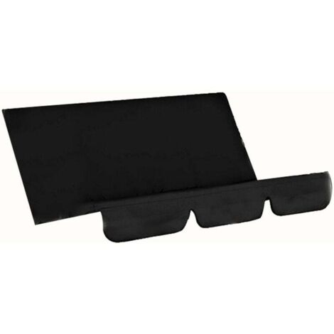 Funda para columpio, impermeable, plegable, para patio, jardín, exterior, asiento de repuesto (negro) (1/5)