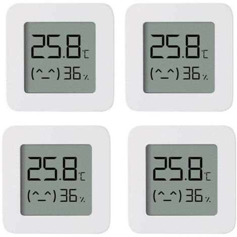 Termómetro Xiaomi BT 2 inalámbrico, inteligente, eléctrico, digital, higrómetro, sensor de humedad, compatible con la aplicación Mijia. (1/5)
