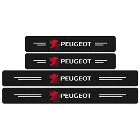 umbrales de puerta de fibra de carbono para coche, para Peugeot 107, 108, 206, 207, 308, 307, 508 y 3008, accesorios de estilo para umbrales de puerta. (1/5)