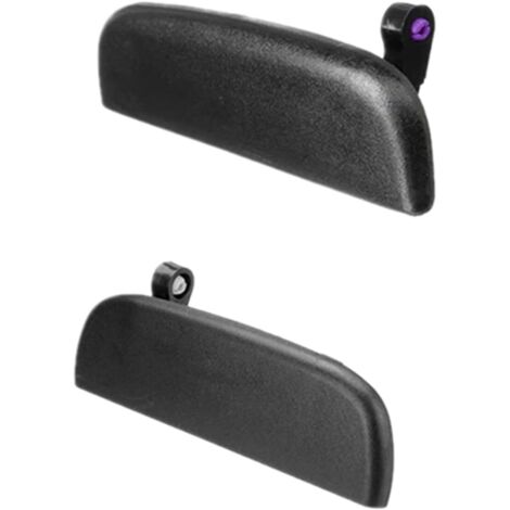 Manijas exteriores de puerta delantera y trasera de coche, color negro, izquierda o derecha, compatibles con Suzuki Alto A-Star, Ignis Stingary, Jimny Carry Wagon-R, Opel Agila, Nissan Pixo (izquierda (1/3)