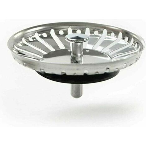 Tapón de fregadero de cocina, filtro de fregadero, tapón de fregadero de acero inoxidable, filtro de fregadero (84 mm) (1/5)