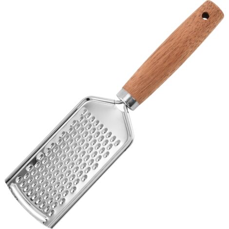 Molinillo manual para parmesano, queso y salsas - Molinillo perfecto para pizza y pasta con queso - Molinillo de acero inoxidable y madera de haya con aspecto italiano (1/5)