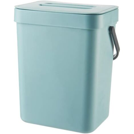 Contenedor de compost para cocina, contenedor pequeño de PP de 3 l con tapa, contenedor de compost para residuos domésticos (n.° 4)