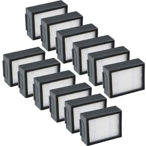 Paquete de 12 filtros de repuesto para aspiradoras iRobot Roomba i y e i7 e5 e6 + J7. (1/5)