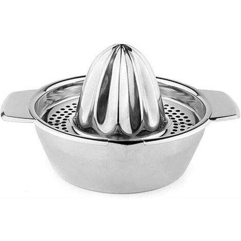 Exprimidor manual de acero inoxidable, exprimidor de naranjas de acero inoxidable, exprimidor manual de cítricos, exprimidor de cítricos de acero inoxidable para limón, utensilio de cocina, 12,25,1 cm