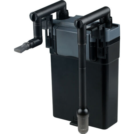 Filtro manual para acuario de 180 GPH, de 20 a 40 galones, filtración silenciosa multietapa para acuarios o tanques de tortugas con niveles de agua ultrabajos, aumenta el flujo de agua y la capacidad (1/4)