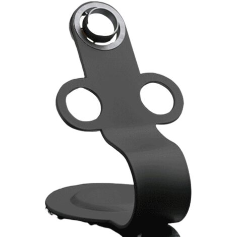 Soporte para secador de pelo, soporte metálico de escritorio con almacenamiento magnético para boquillas, organizador de herramientas para el cabello y accesorios. (1/5)