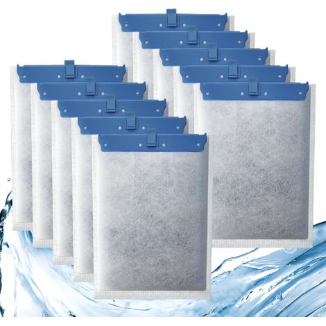Paquete de 10 cartuchos de filtro Whisper Bio-Bag, cartuchos de repuesto grandes para acuarios Whisper 20i, 40i/IQ20, 30, 45, 60/PF20, 30, 40, 60 y ReptoFilter. (1/5)