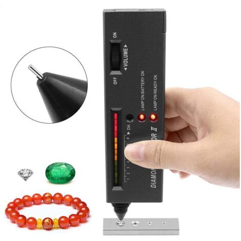 Probador de diamantes profesional de alta precisión, selector de piedras preciosas II, indicador LED, herramienta de prueba de joyas (1/5)