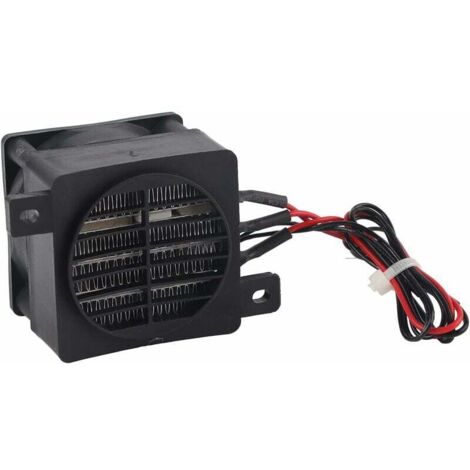 Calentador de aire cerámico PTC de 220 V y 300 W con ventilador y termostato eléctrico. (1/5)