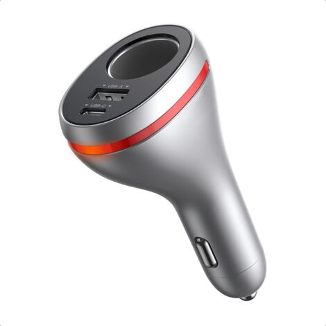 Cargador de coche USB C de 84 W y 20 W y carga rápida 3.0 compatible con iPhone 13 Pro Max, 12 Pro, 11, XR, XS, Galaxy S21, S20, Note 20, A51, Redmi Note 10 Pro (1/2)