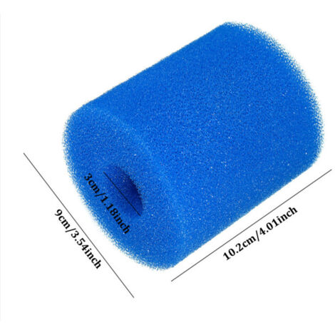 Filtro de esponja para Intex H, filtro de piscina H, lavable y reutilizable, filtro de esponja para piscinas (filtro H - 6 piezas) (1/5)