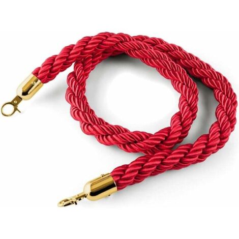 Cordón de separación para postes guía - dorado/rojo