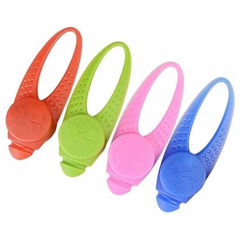 Colgantes para collares Colgante de luz intermitente LED, 4 piezas Collar de luz para animales, Luz LED para collar de perro, Lámpara para collar de mascota, para prevenir animales
