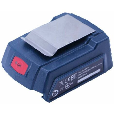 Adaptador USB Bosch Gaa18-24 con luz de viaje para 14,4-18V (1/5)