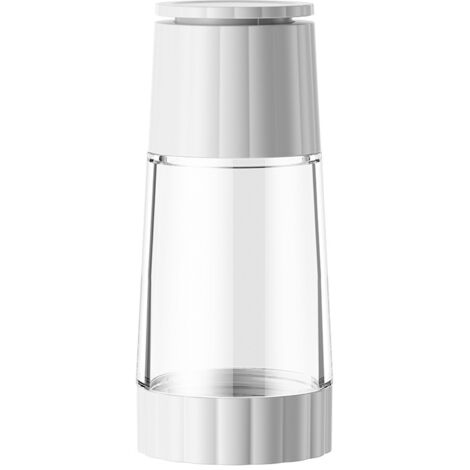 Molinillo de sal y pimienta manual, molinillo de sal, molinillo de especias y pimienta con cerámica ajustable, herramienta de cocina, molinillo de pimienta (blanco) (1/5)