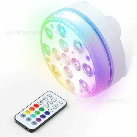 Accesorio de luz LED subacuática para jacuzzi Lay-Z-Spa, 16 colores, 13 luces