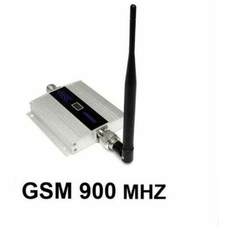 Repetidor amplificador de señal móvil GSM900 MHz con antena exterior y cobertura de 200 m²