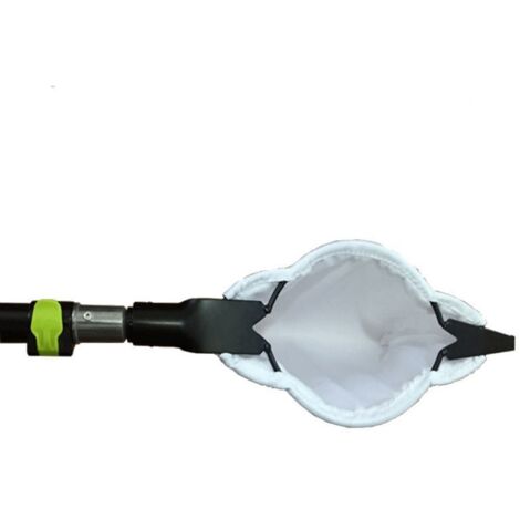 Recolector de frutas, cabezal ligero, cesta de recolección, cabezal de recolección de frutas, cuchilla en V, herramienta de recolección de frutas con bolsa elástica grande para recolección de frutas.