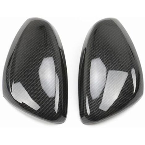 par de tapas de espejo retrovisor para Peugeot 208 2008-2018, repuesto de cubierta de espejo lateral izquierdo y derecho, aspecto de fibra de carbono. (1/3)
