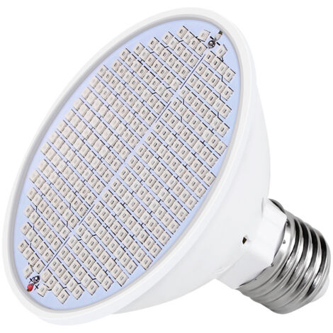Bombilla E27 para plantas, bombilla E27 roja y azul, bombilla LED E27 para cultivo de plántulas de interior, 85-265 V, E27 200 (E27-200)