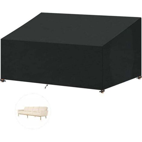 Funda para muebles de exterior de tela Oxford 210D, color plateado, impermeable, para jardín, mesa de patio y silla, antipolvo, 45 x 40 x 25 cm (1/4)
