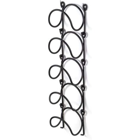 Toallero de pared metálico: accesorio de baño para toallas y paños de baño (1/5)