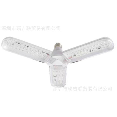 Luz LED de espectro completo para cultivo de plantas, luz solar, verde, para flores y suculentas, plegable, E27 (1/5)