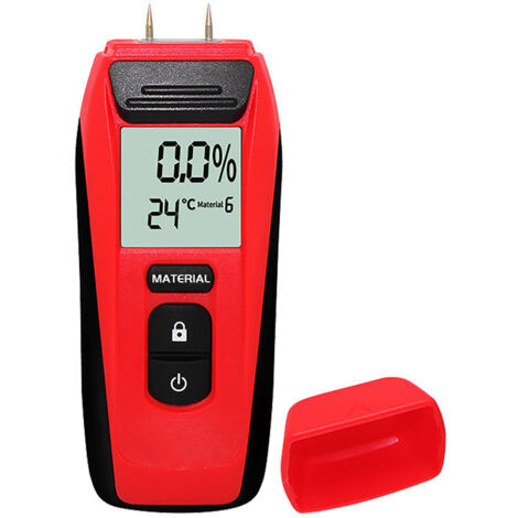 R&D MT68 Digitales Holzfeuchtemessgerät, berührungsloser Holzfeuchtigkeitstektor, LCD-Bildschirm, Hygrometer, Alarm, Feuchtigkeitstester, Pinless tect 1420 R&D MT68 Digitales Holzfeuchtemessgerät, berührungsloser Holzfeuchtigkeitstektor, LCD-Bildschirm, Hygrometer, Alarm, Feuchtigkeitstester, Pinless tect 1420