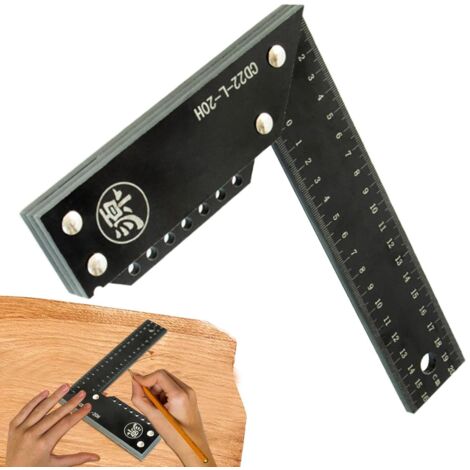 Framing Square, Multifunctional Right Angle Ruler, Carpenter Tools, L ...