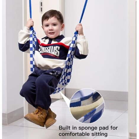 Tectake® Columpio Infantil Swifty – Ajustable, Antideslizante Y Resistente A La Intemperie, Con Cuerdas Regulables Hasta 204 Cm, Capacidad 75 Kg