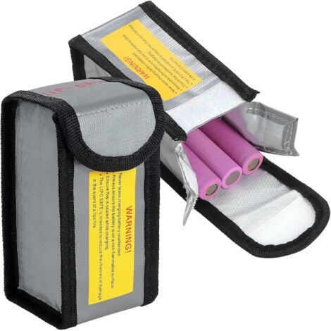 Bolsa De Protección Para Baterías, Ignífugo Y Resistente A Explosiones, Bolsa Segura Con Cierre Seguro Y A Prueba De Choques Para Modelos RC