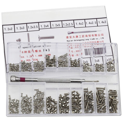 Kit Di Viti E Accessori Di Ricambio Per Auto RC FMS 1/18 E FCX24, 193 Pezzi. Include Viti M1.6 E M2, Dadi, Perni, O-Ring, Chiavi. Set Di Fissaggio Universale Per Riparazioni E Upgrade. - 4