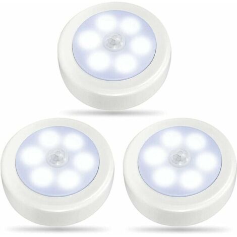 Confezione Da 6 Luci LED Con Sensore Di Movimento Per Interni – Ricaricabili USB, Base Magnetica, Luce Notturna 3000K, Batteria 400mAh – Electight - 2