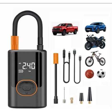 8018SH Nuovo Design 6011SH Mini Compressore d'Aria Portatile per Pneumatici Auto con Luce LED 12V Volta 150 PSI Pressione dell'Aria