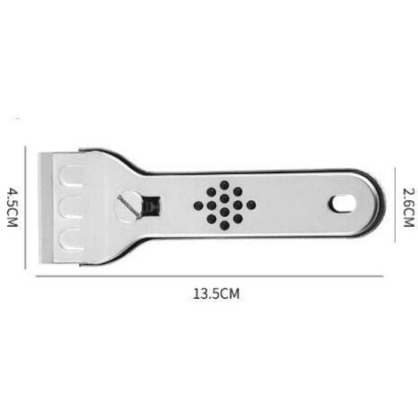 Raschietto in acciaio inox Lungh. 30cm Dim. Lama 7,5mm