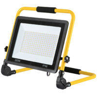 Faretto LED Da Cantiere 100W Portatile - IP66, 6500K, Cavo 3m, Luce Bianca Fredda Per Esterni