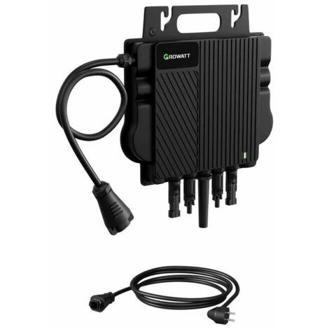 Growatt NEO 800M-X,800 Watt Wechselrichter,Mikrowechselrichter für Balkonkraftwerk,mit Growatt 5m Schukokabel
